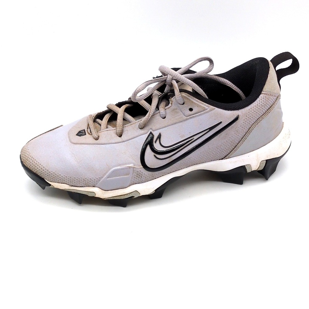 Nike Shoes Boys Trout 9 Gray 6Y Baseball Cleats Fast Flex Leather‎ FB9731-002
